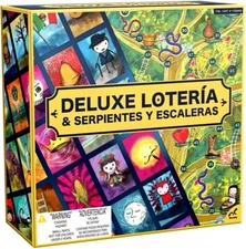 Deluxe Loteria & Serpientes Y Escaleras Traditional Mexican Board Full Game Set.