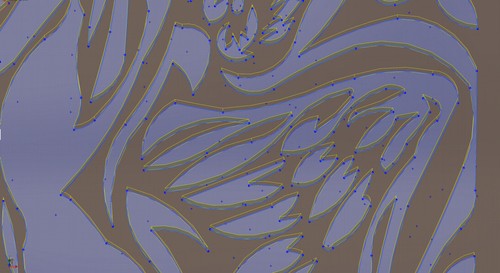 2 DXF CNC Feile G Code Laser Cut Plasma Oberfräse Fräser Jugendstil Deko 7007 - Bild 7 von 12