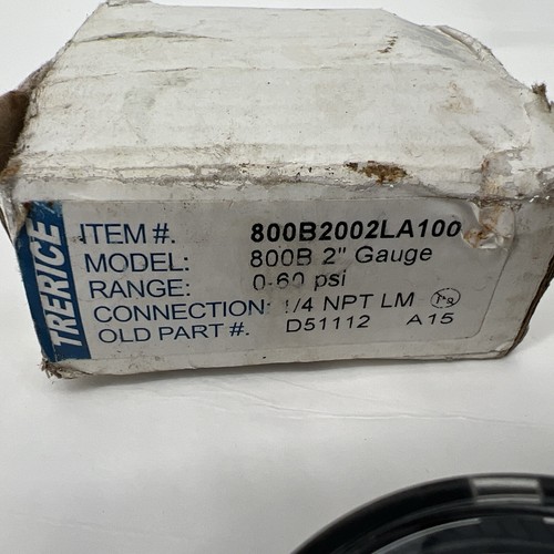 Trerice 800B2002LA100 D51112 2" Pressure Gauge 0-60 PSI - Picture 4 of 4