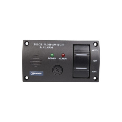 Talamex Bilge-/Lenzpumpen Bedienpaneel Schalter mit Alarm | abgesichert | bel...