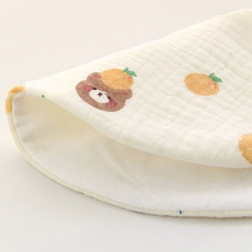 Waterproof Newborn Burp Cloths 6 Layers Baby Bibs Bandana Scarf for Feeding - Picture 6 of 14