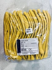 SHOWA Best Fuzzy Duck 962L-10 Yellow Fully PVC Coated Gloves, 12 Pairs