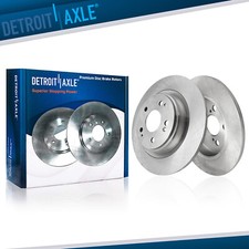 12.99 inch (330mm) Pair Rear Disc Brake Rotors for 2017 2018 2019 2020 Acura MDX