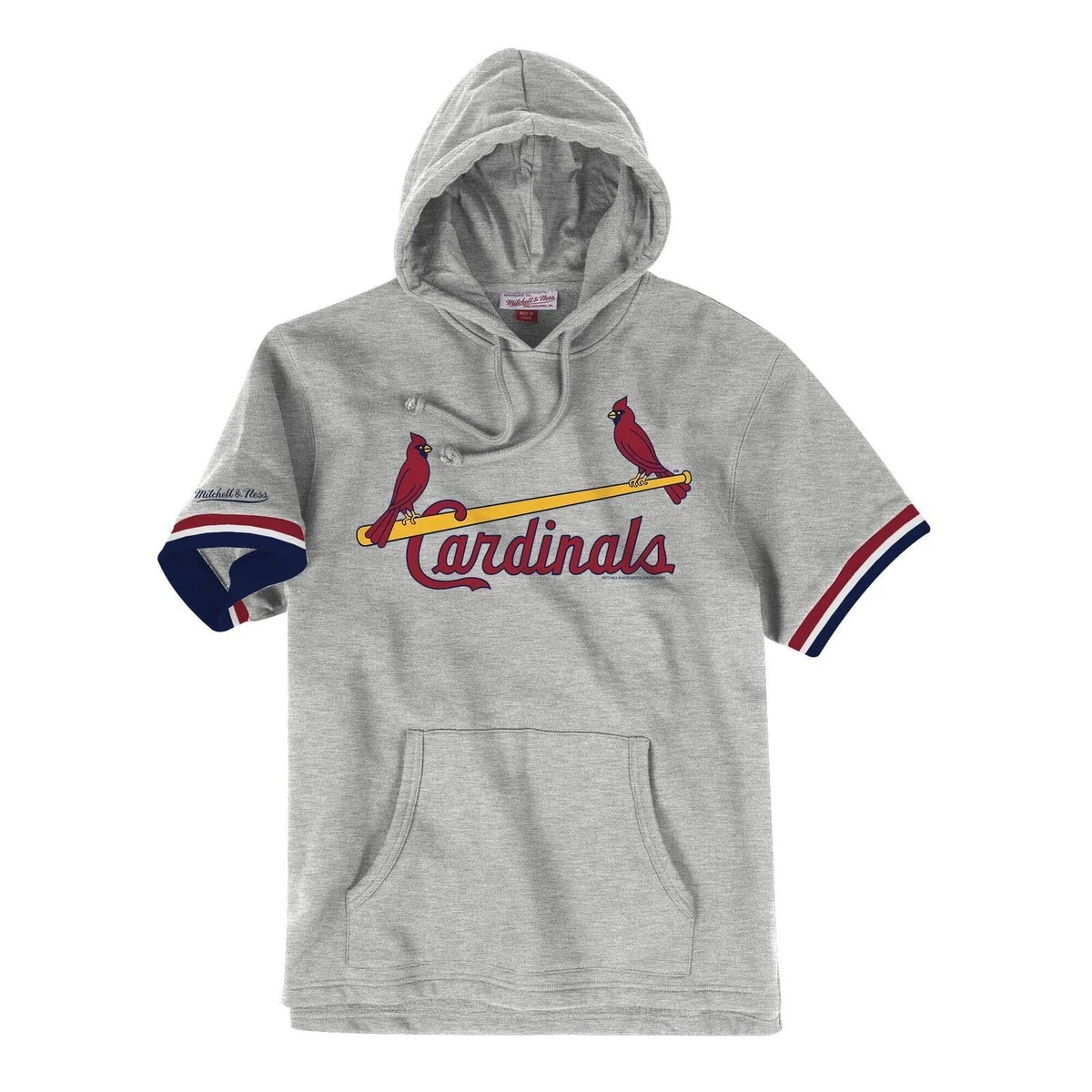 St Louis Cardinals Short Sleeve Hoodie 