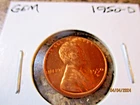 1950-D LINCOLN CENT BU FROM ORIGINAL ROLL   TT