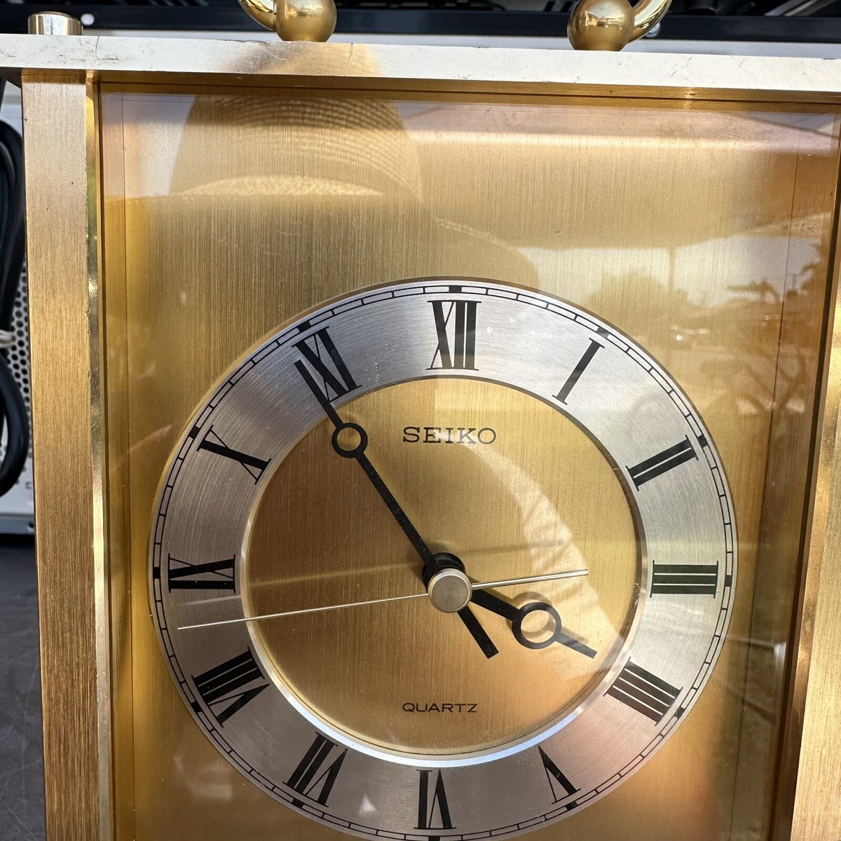 Seiko Mantel Clock QQF142G - Dual Chimes - Westminster Whittington