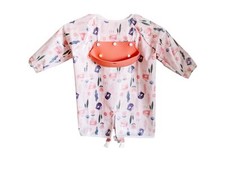Mess Proof Baby Bibs, Long Sleeve Toddler Feeding Bib and Silicone Catcher, C...