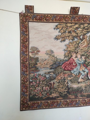 Vintage gorgeous french Aubusson tapestry hanging tapestries home decor it0019 - Picture 7 of 13