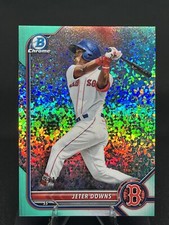 JETER DOWNS 2022 Bowman Chrome Prospects AQUA SHIMMER /125 Red Sox Card #BCP-116