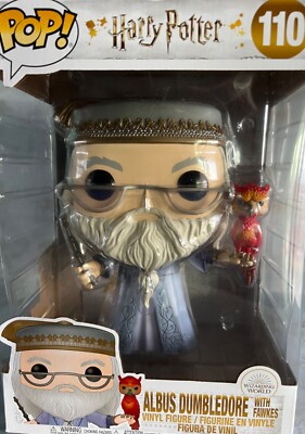 Albus Dumbledore with Fawkes #110 10 inch Funko Pop | eBay