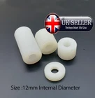 12mm Nylon Bush Spacer Distance Washer Standoff Round Tube Pipe Collar Raiser