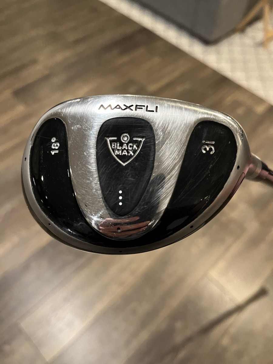 Maxfli Black Max 3i Hybrid 18* degree Harrison Stripper Graphite