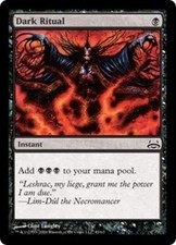 1 x Dark Ritual - Duel Decks: Anthology - Moderate Play - MTG