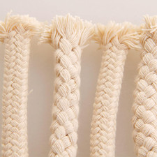 Wicks, 10 Pcs Thick Cotton Wicks Round Candle Wick Replacement Torch White