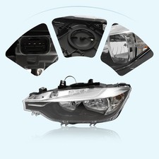 For 2016-2018 Bmw 3 Series Base Halogen Headlight Headlamp Wbulb Driver Side Lh For 2016-2018 Bmw 3 Series Base Halogen Headlight Headlamp Wbulb Driver Side Lh