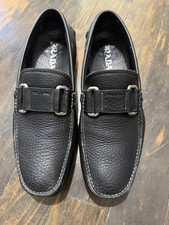 Prada Men’s Black Loafers 8 1/2