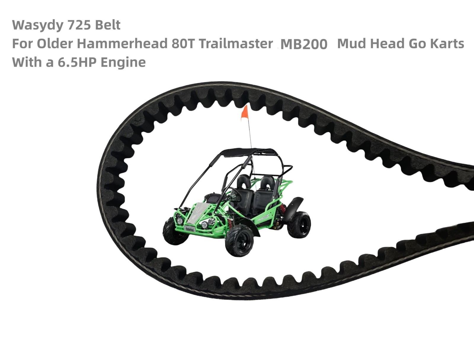 3pc belts Go Kart Drive Belt 725  17.5 30