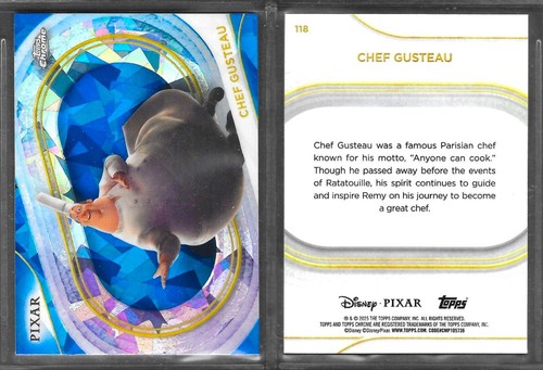 Topps Disney Chrome Sapphire 2025 #118 Chef Gusteau Ratatouille Card