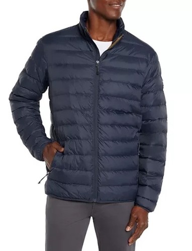 Chaqueta de plumón para hombre Eddie Bauer Microlight talla mediana azul 650~XXL - Imagen 2 de 3