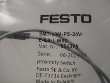 NEW FESTO SMT-10M-PS-24V-E-0,3-L-M8D PROXIMITY SENSOR 551375