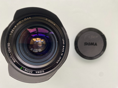 Sigma MF 21-35mm F/3.5-4 Multi-Coated Weitwinkel Zoomobjektiv UNGETESTET
