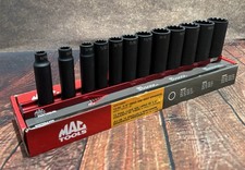 Mac Tools Sxdp12sbrpt 12pc 38in. Sae Deep Spherical Impact Socket Set