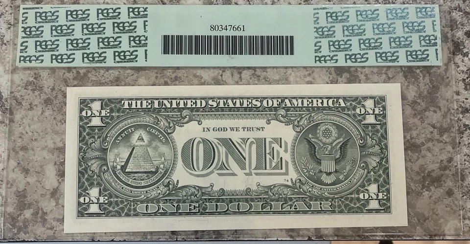 2006 $1 Atlanta PCGS 66 PPQ Fancy Low Serial #000101201 - Image 2 of 2