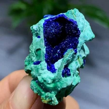 29G Best Natural Azurite/Malachite raw Crystal Mineral Specimen