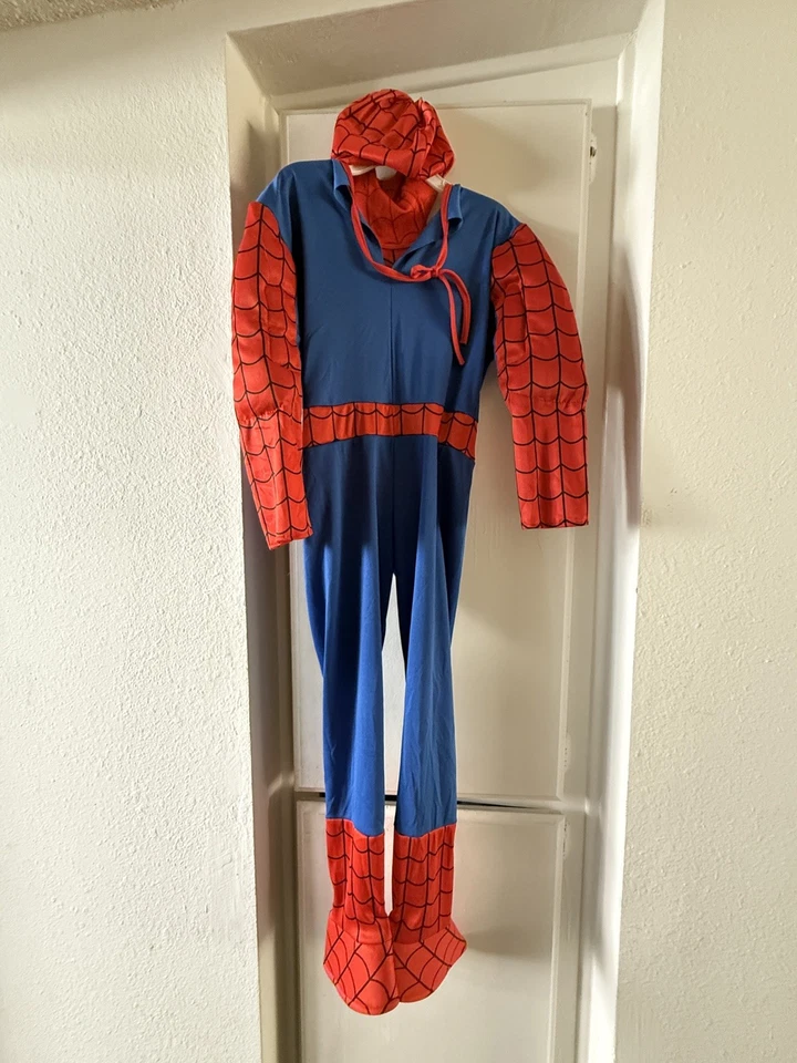 Spiderman Costume boys kids Light up Muscle size S 4-6 age Glowing chest - Image 3 of 4