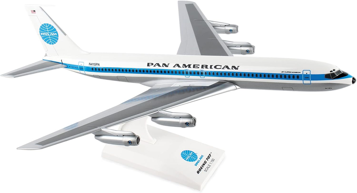 SKR877 Pan American World Airways 707 1/150 Scale Airplane Model