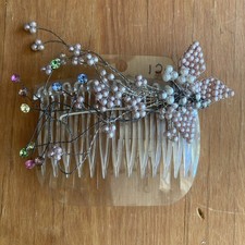 Fancy Bridal Hair Comb 3 1/4  Wedding Hair Accessory