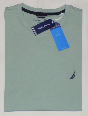 Nautica Men's Active Stretch Performance T-Shirts Jadefrost L New