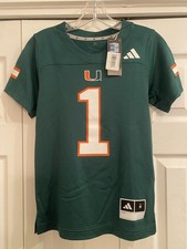Malachi Toney Miami Hurricanes Adidas Youth Jersey Size Medium