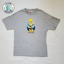 Vintage 90s Hook Ups T-Shirt: German Beer Girl / Oktoberfest (L)