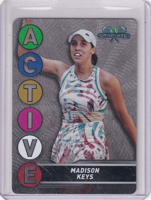 2024 Topps Graphite Tennis #ACM-20 Madison Keys Active Metal
