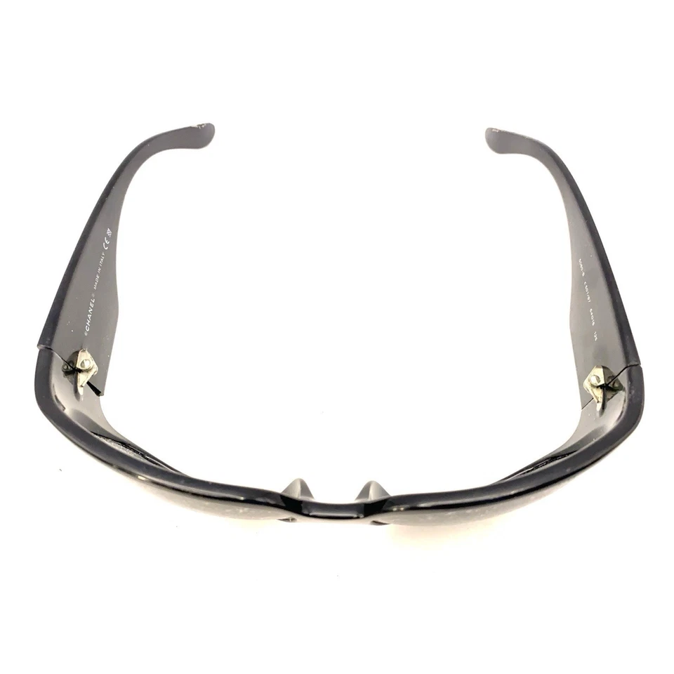 Gafas de sol Chanel 5080-B c.501/8 negras envolventes de gran tamaño marcos 64-16 125 Italia Foto 4 de 4