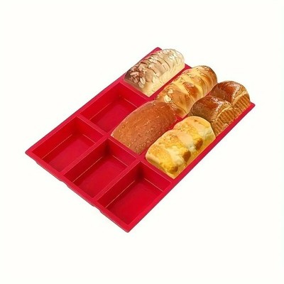 1 Stück Silikon Mini Laib Pfannen 9 Hohlraum Antihaft Backform für Brot Kuchen Seife