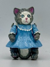 HANTEL MINIATURES-KITTY CUCUMBER -BLUE DRESS -LOT W21