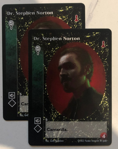 Vtes 2x Dr. Stephen Norton NB Malkavian 581
