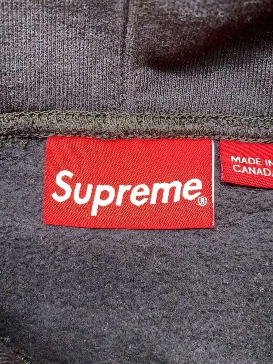 Supreme Felpa con Cappuccio 19AW COP CAR Felpa con Cappuccio L Cotone Nero Usata