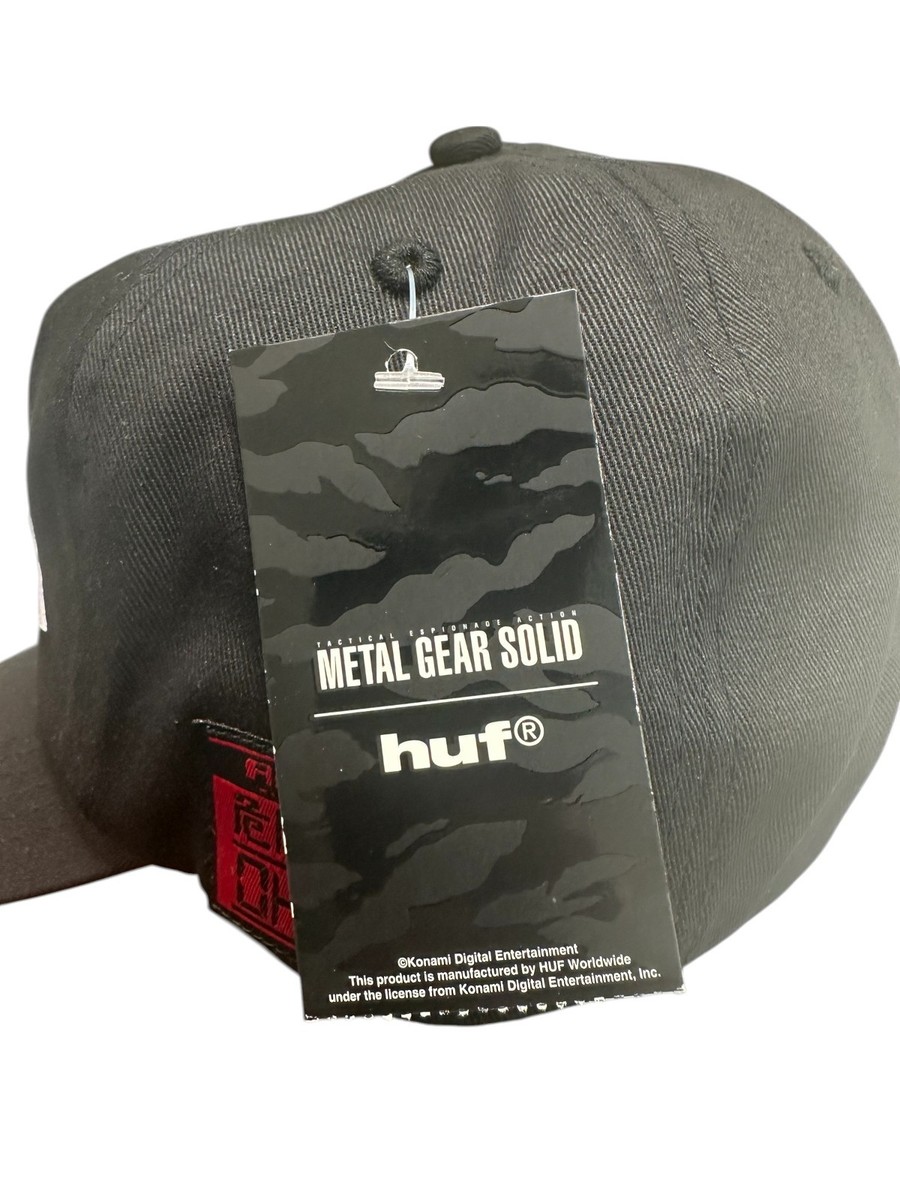 Metal Gear Solid x HUF MGS Logo A-Frame Snapback Hat Adjustable