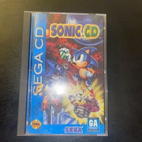 Sonic CD For Sega CD CIB Complete Vintage Collectible Excellent Condition Item