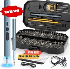 Juego de destornilladores de carraca 42 + 1 con mango de 58 dientes y punta magn