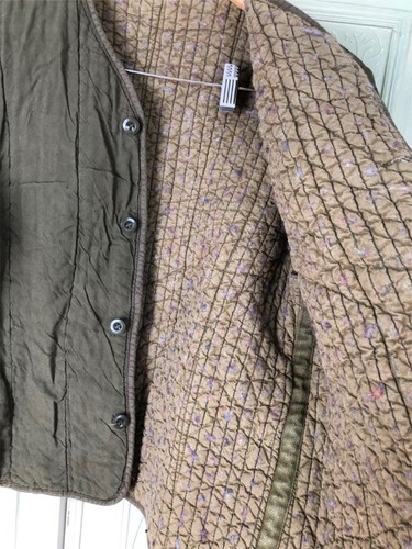 DE COLECCIÓN EJÉRCITO DE ESTADOS UNIDOS CONJUNTO MILITAR PANTALONES ACOLCHADOS TÉRMICOS CAMISA FORRO CLIMA FRÍO VERDE - Imagen 4 de 10