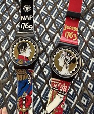 Par de relojes Swatch GB158 Napoleón y Josephina en caja