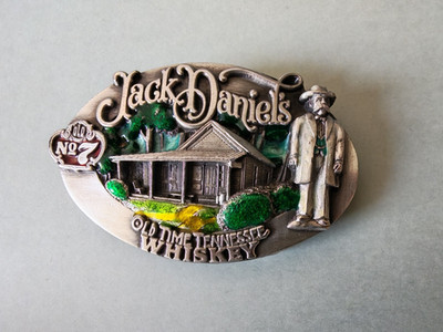 Original Belt Buckle Gürtelschnalle Jack Daniel's no7  Vintage Bergamot 1989