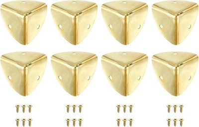 8Stk Dekorative Box Eck Abdeckung 40mm Metall Kanten Schutz Möbel Eck Kanten 