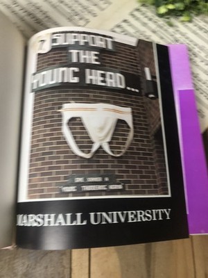 1971-1972 MARSHALL UNIVERSITY Yearbook Huntington WV Football Student Life