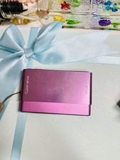 SONY Cyber Shot DSC-T77 PINK 10.1MP Camera w/Battery Charger Memory Stick