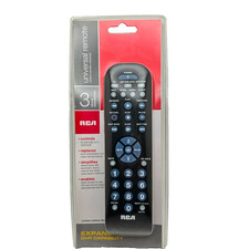 RCA 3-Device Universal Remote Control Model RCR3273R for TV/SAT/CBL/DTC/DVD/VCR